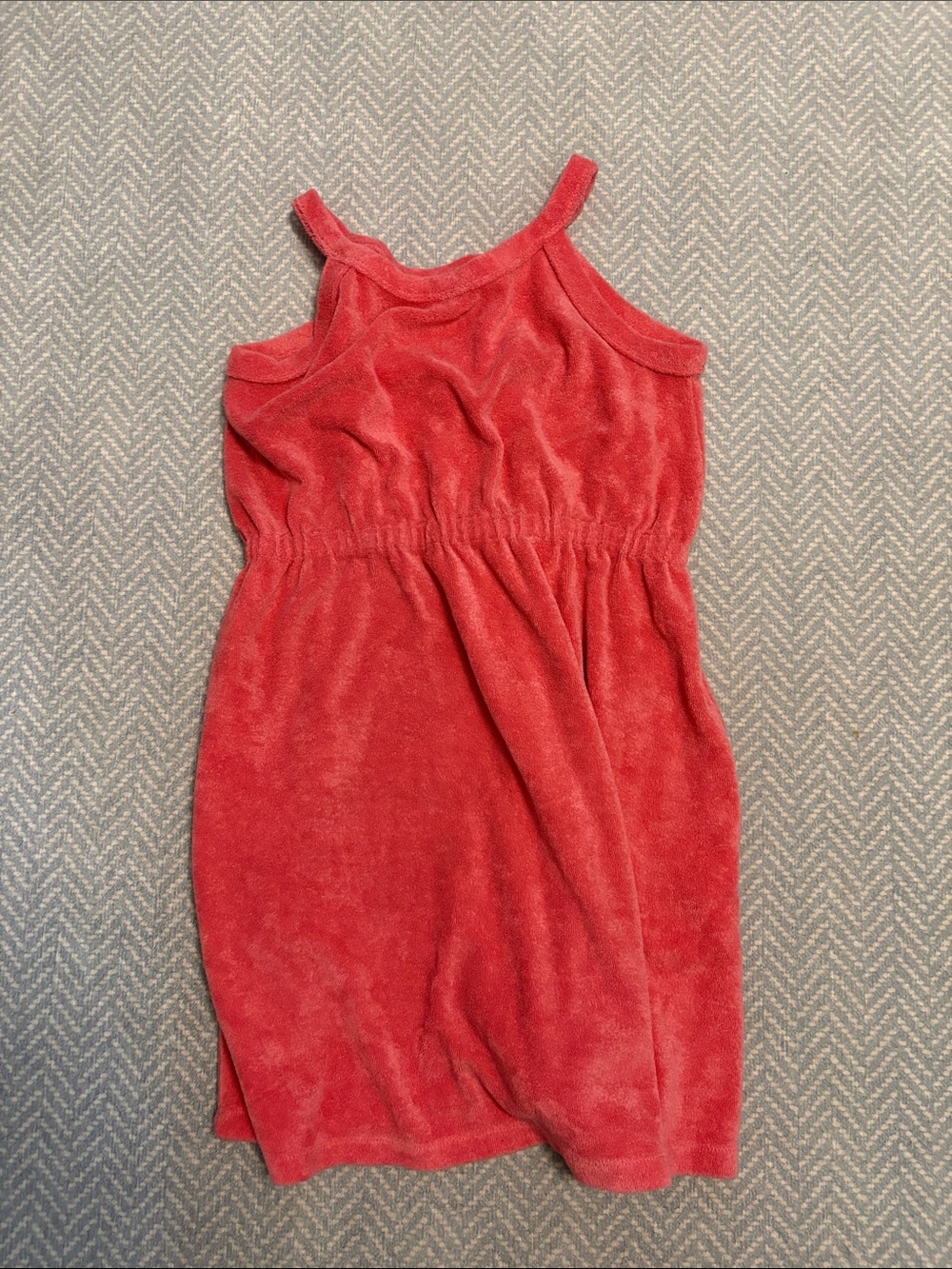 Hanna Andersson Pink Coral Terry Cover Up Dress